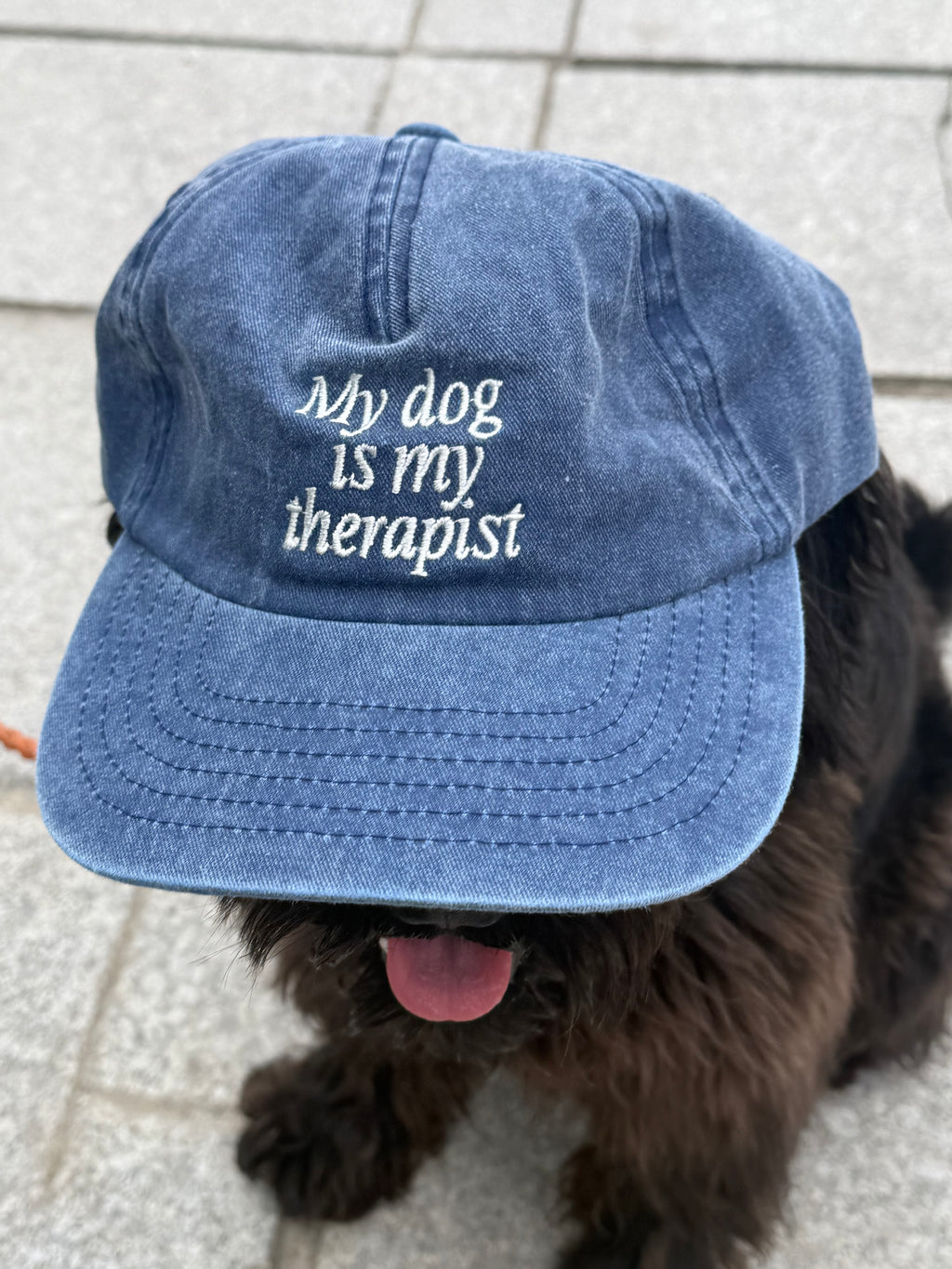 MY DOG IS MY THERAPIST CAP