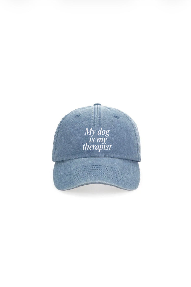 MY DOG IS MY THERAPIST CAP