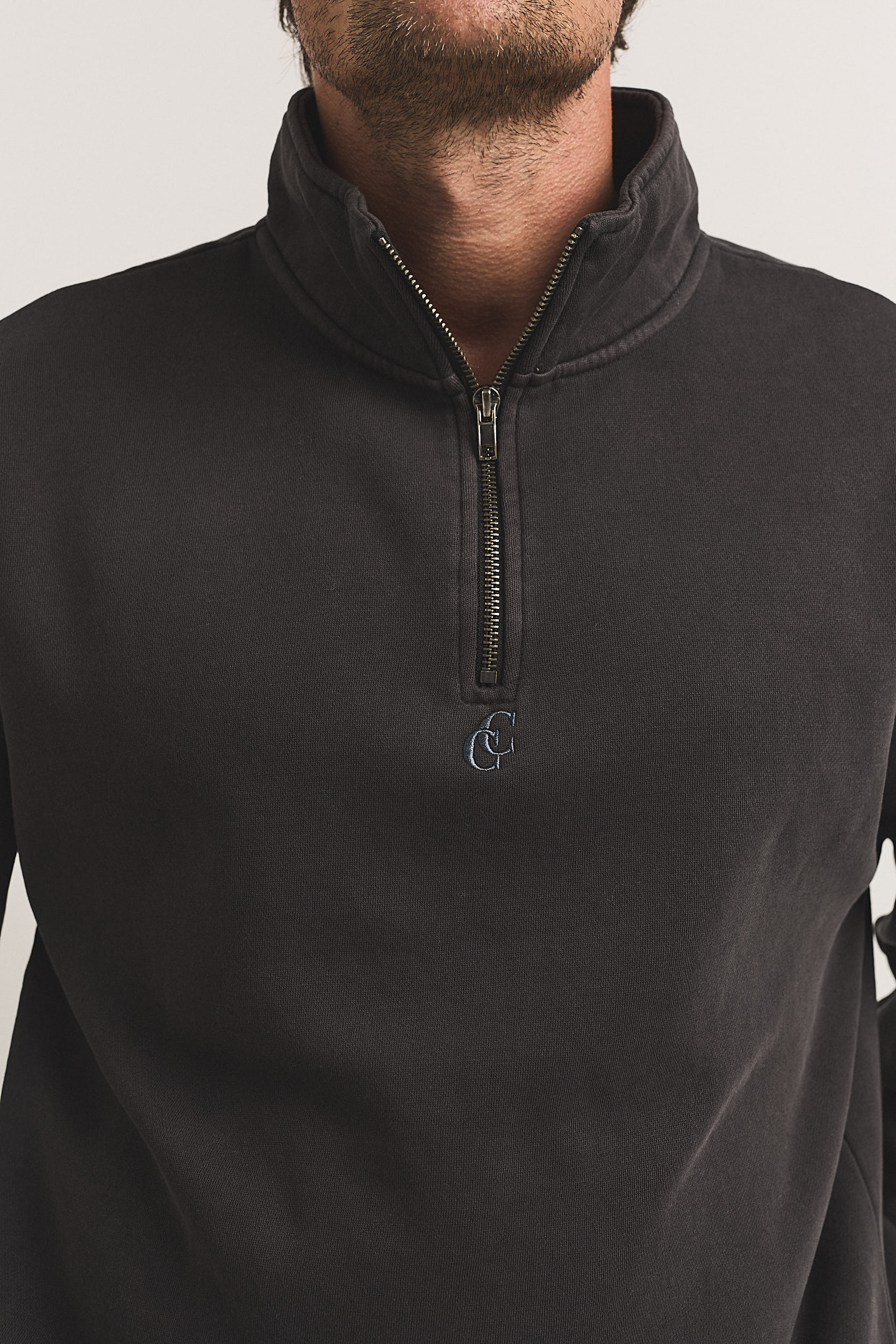 CALVIN ZIP SWEATER
