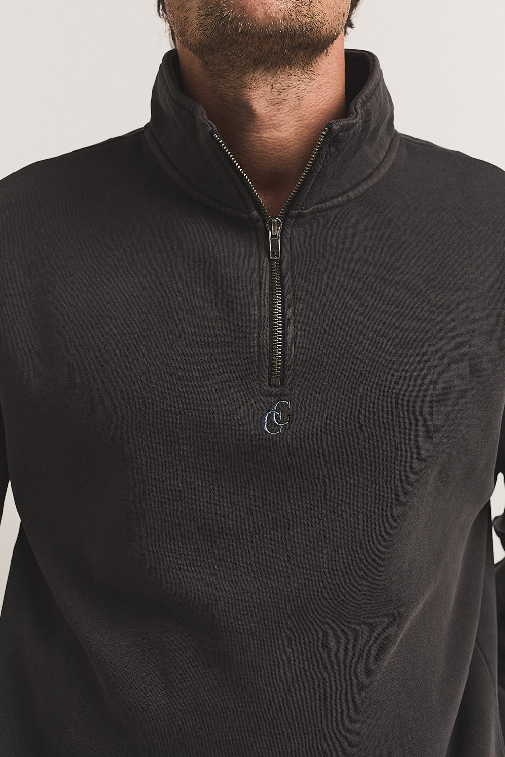 CALVIN ZIP SWEATER