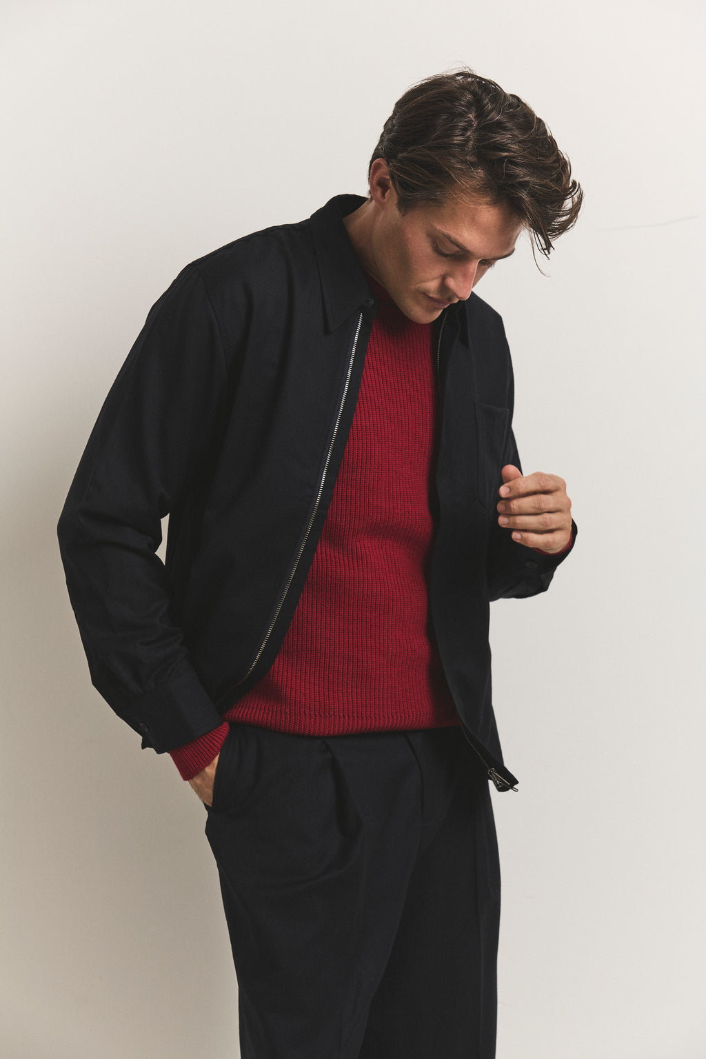 CARLO ZIP OVERSHIRT