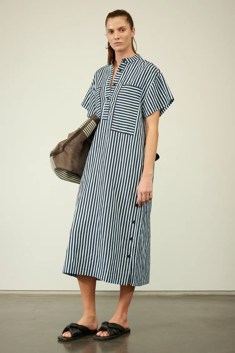 NINA DRESS STRIPED